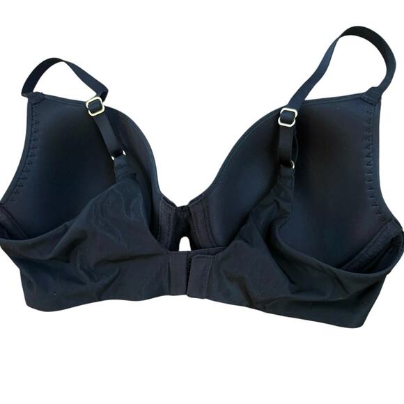 Natori 731338 Cloud Comfort Black Smoothing Tshirt Black Bra 34B - Picture 6 of 10